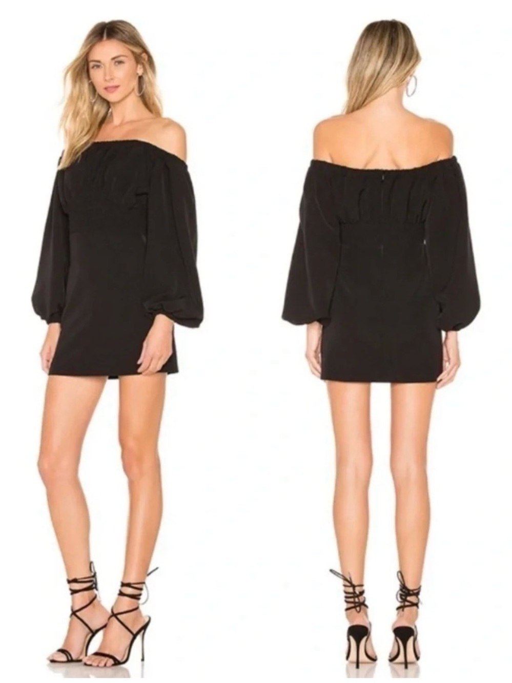 NBD REVOLVE Levent Off The Shoulder Ruched Mini Dress